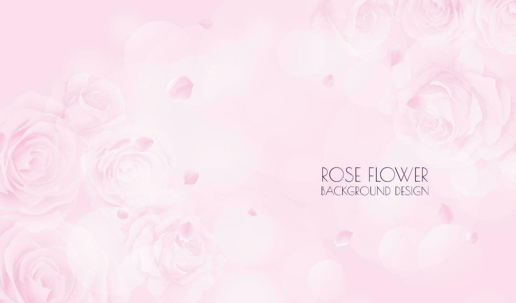 roze roos stijl achtergrond ontwerp. vector