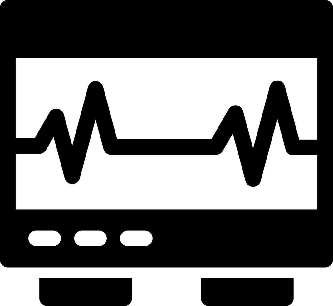 elektrocardiogram creatief icoon ontwerp vector