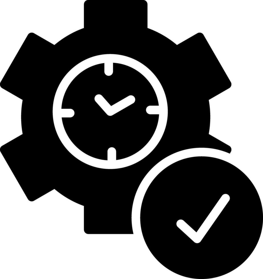 tijd beheer creatief icoon ontwerp vector
