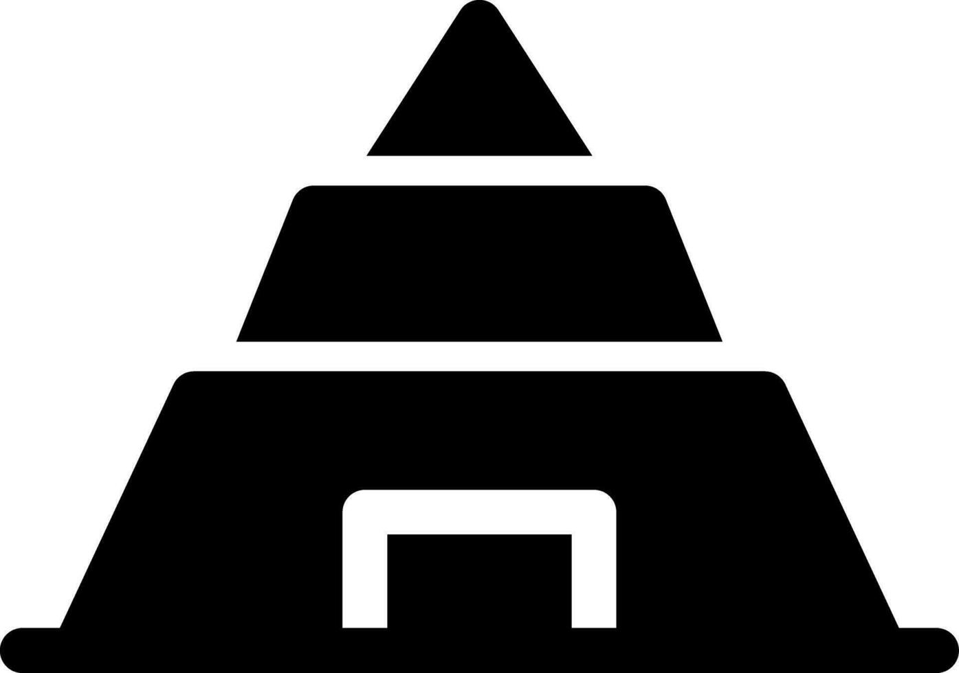 piramide creatief icoon ontwerp vector
