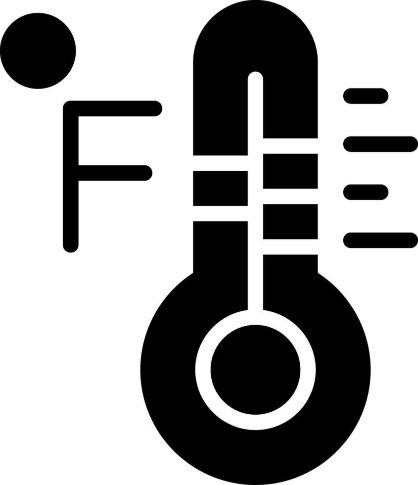 Fahrenheit creatief icoon ontwerp vector