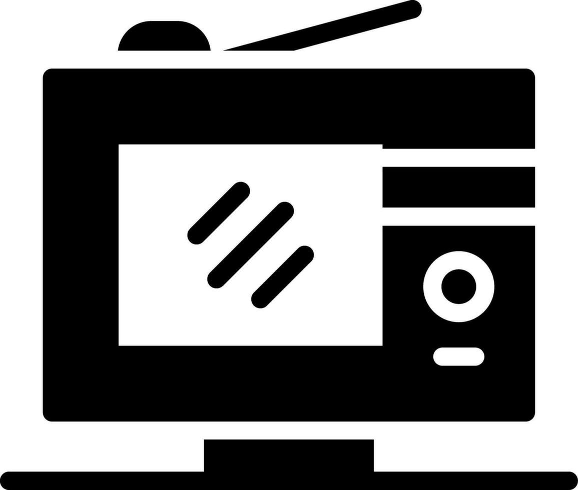 digitaal televisie creatief icoon ontwerp vector