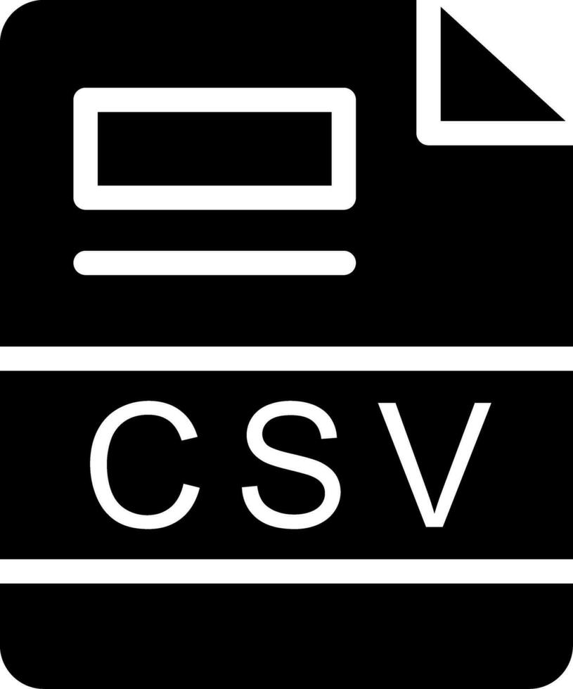 csv creatief icoon ontwerp vector