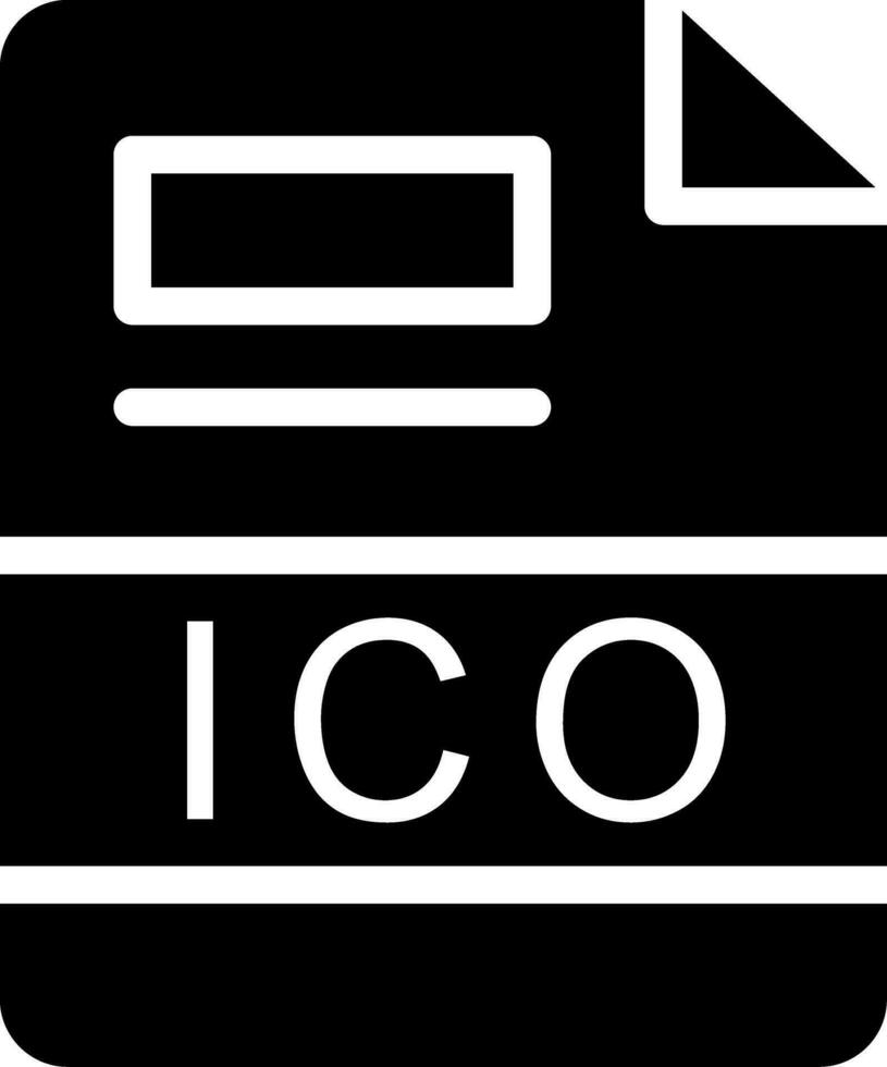 ico creatief icoon ontwerp vector