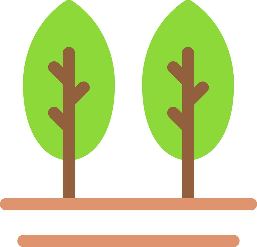 bomen creatief icoon ontwerp vector