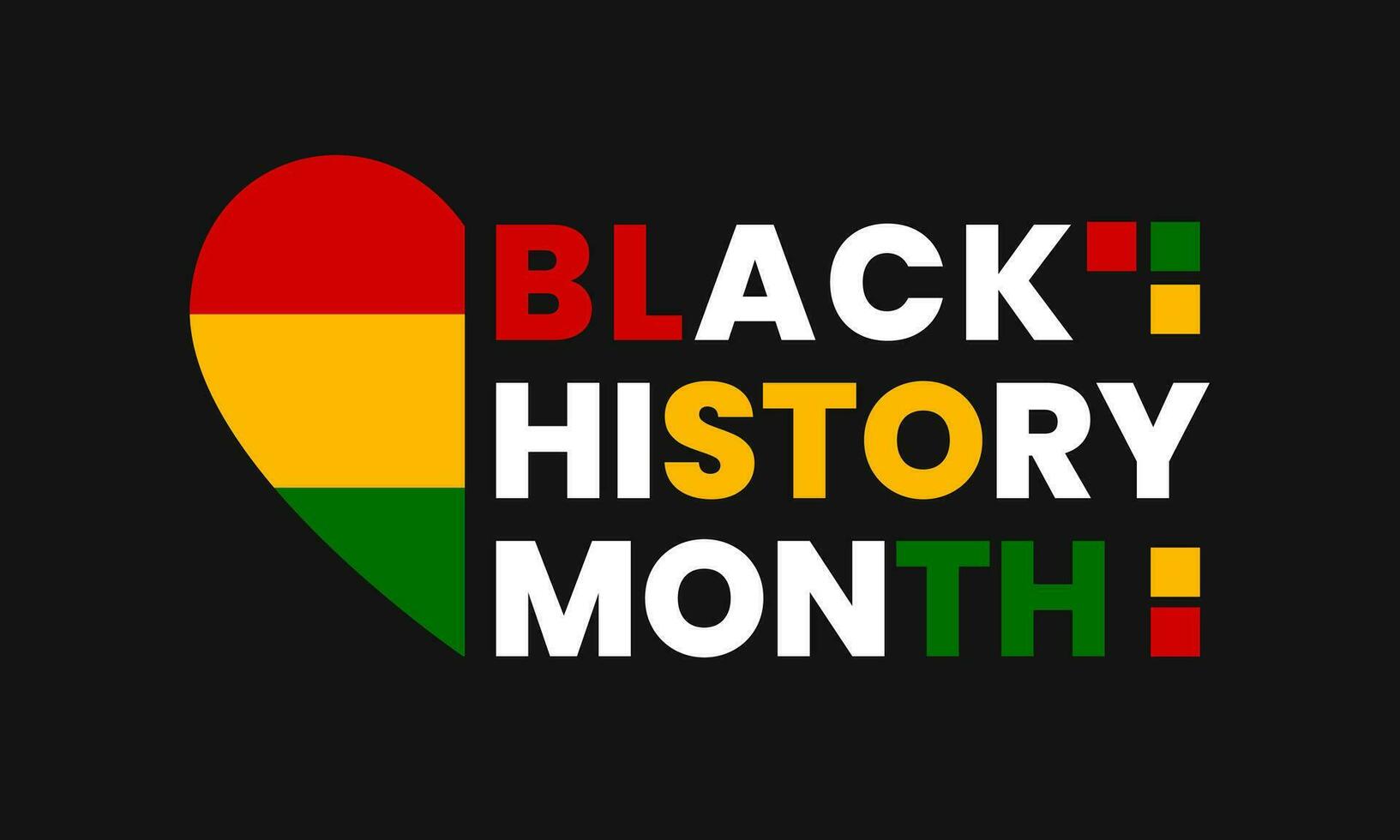 zwart geschiedenis maand. Afrikaanse Amerikaans geschiedenis. gevierd jaarlijks. zwart geschiedenis maand viering achtergrond ontwerp. vector illustratie