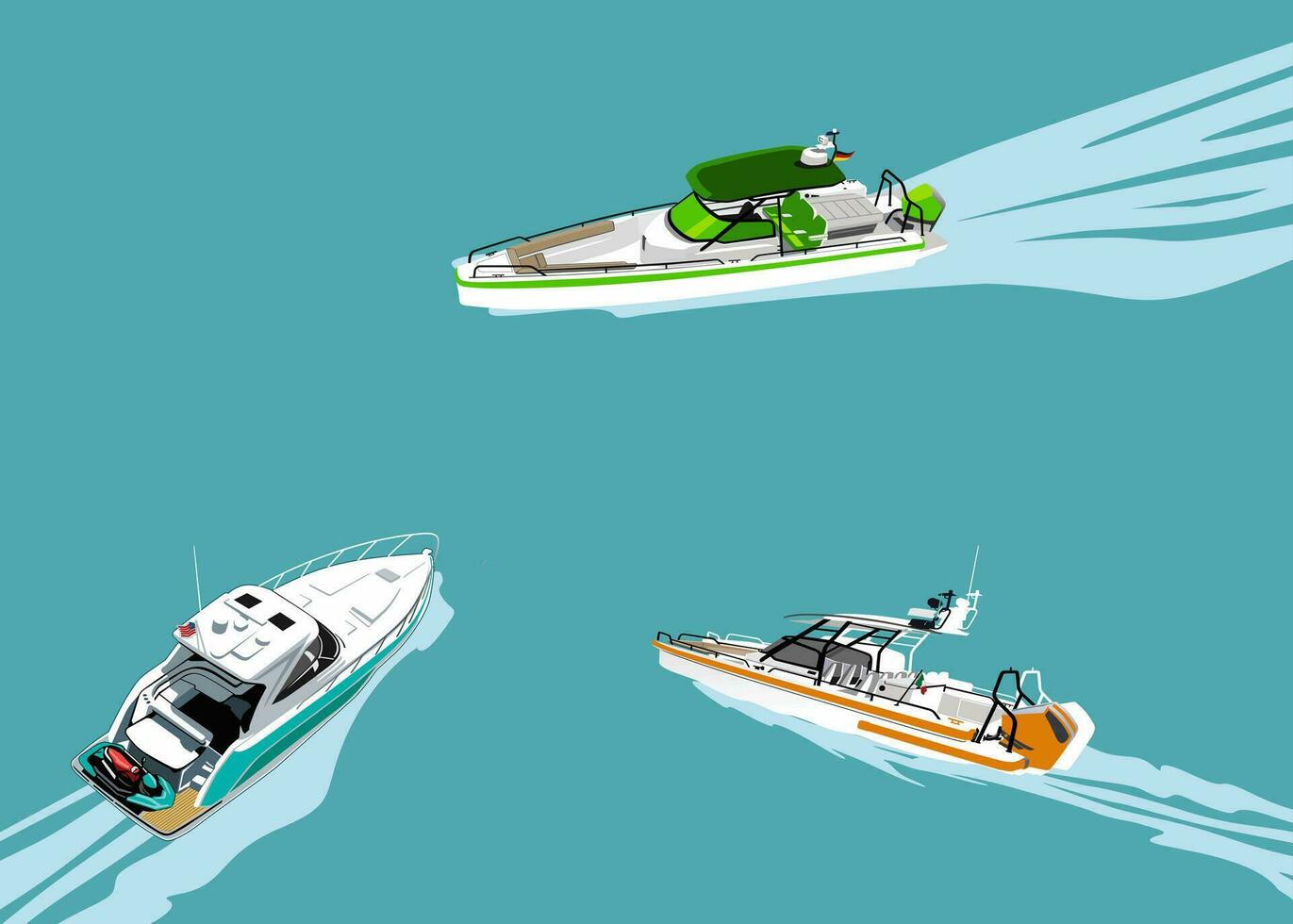 premie boot en schip illustratie vector ontwerpen