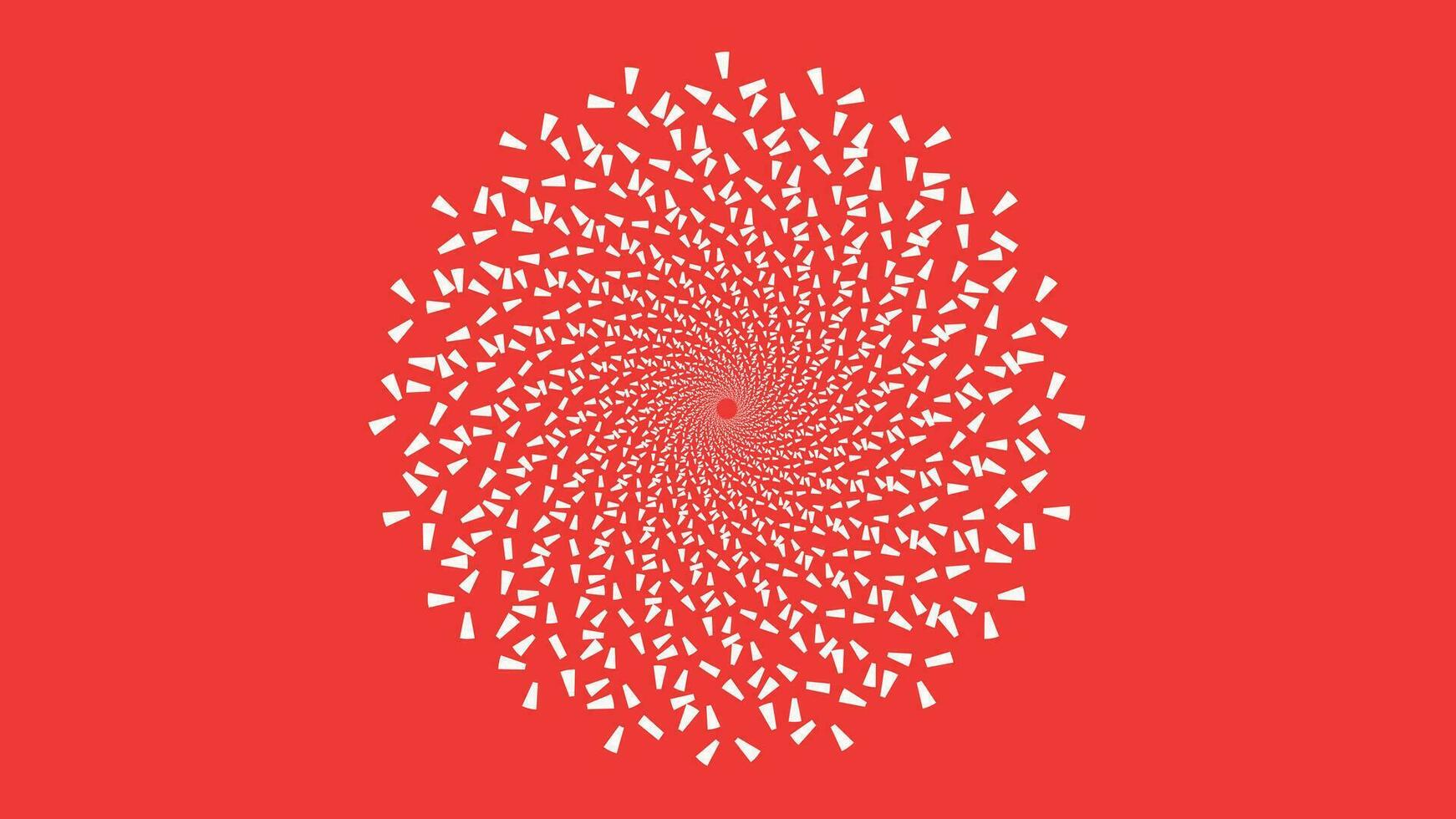 abstract spiraal ronde draaikolk stijl rood en wit achtergrond. deze gemakkelijk spinnen stijl achtergrond kan worden gebruikt net zo Valentijn liefde achtergrond. vector