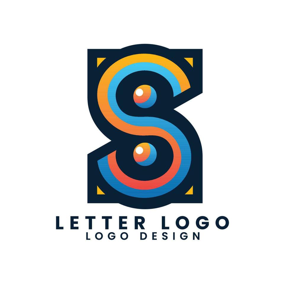 eerste letter s logo ontwerp vector sjabloon