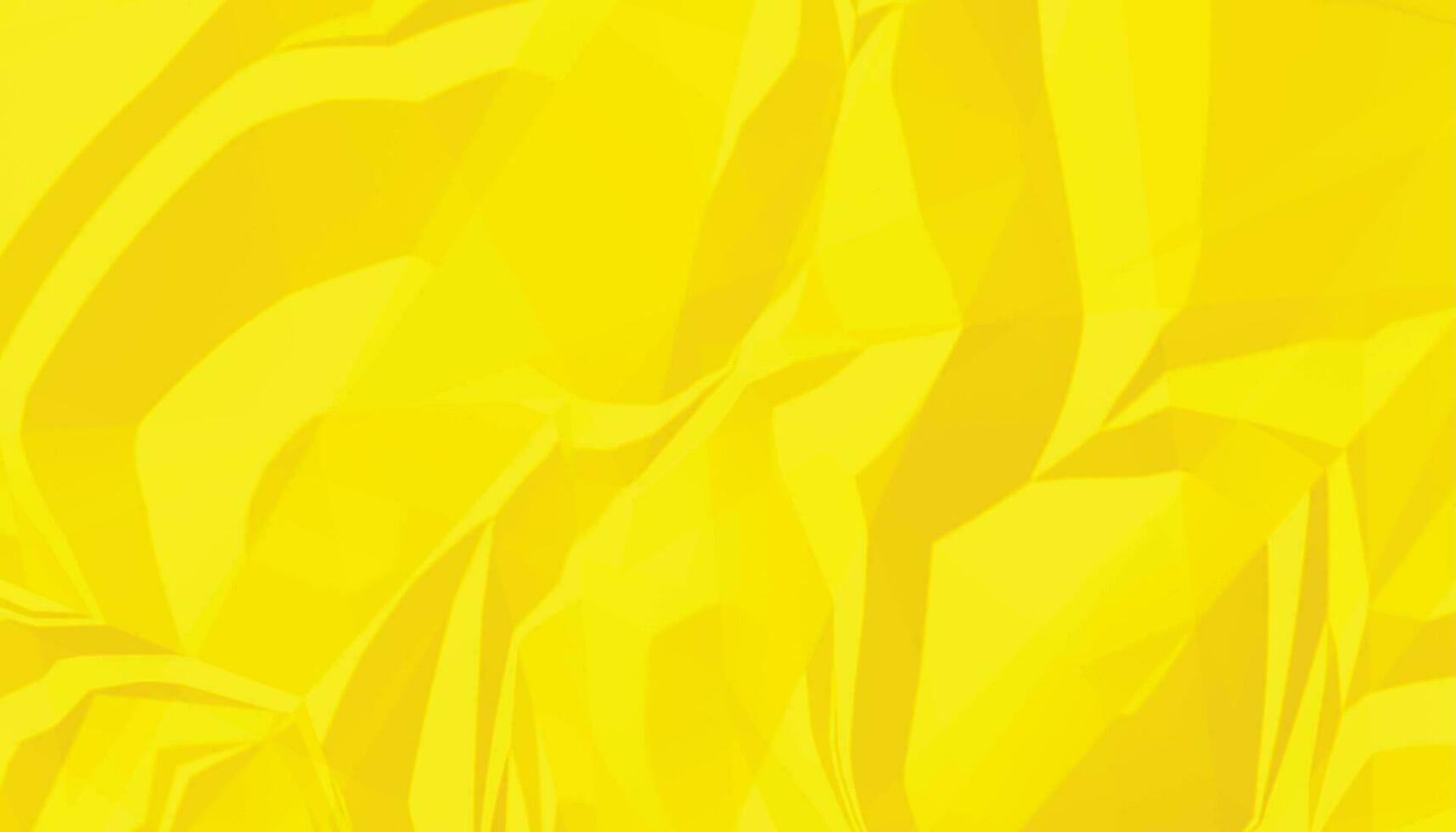 helder geel verfrommeld gerimpeld papier structuur achtergrond vector