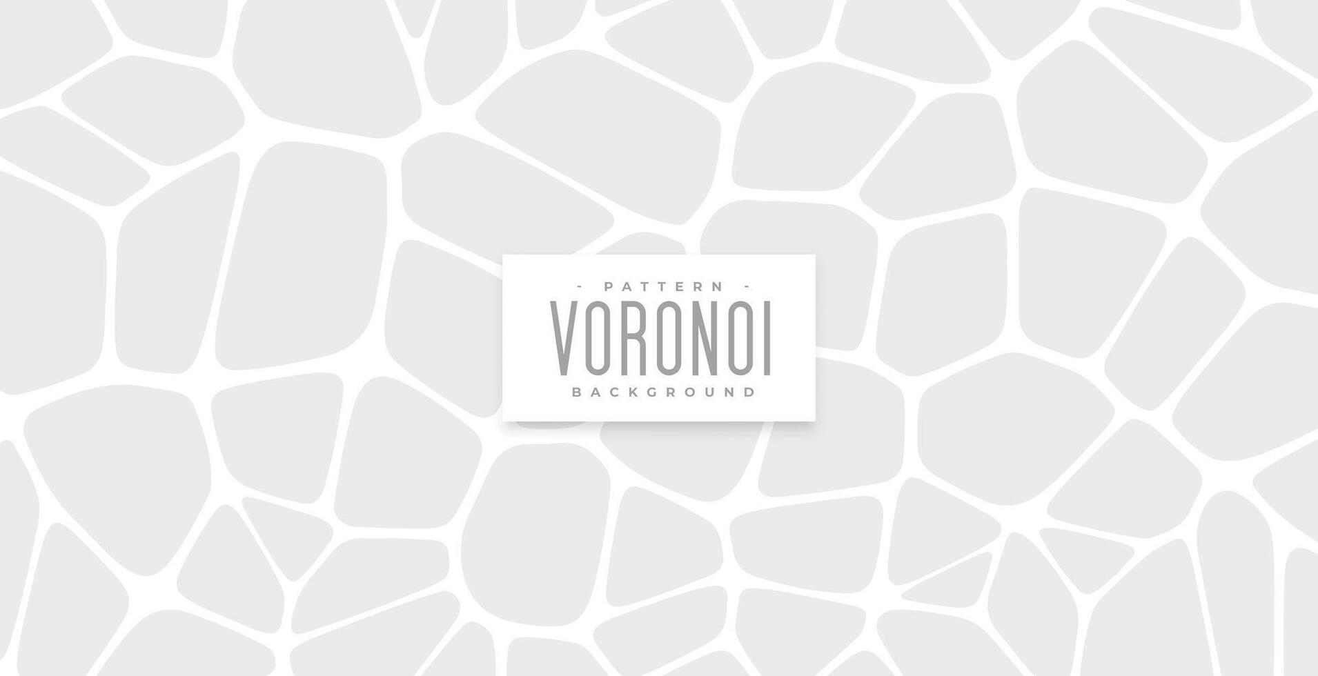 klassiek voronoi patroon abstract achtergrond vector