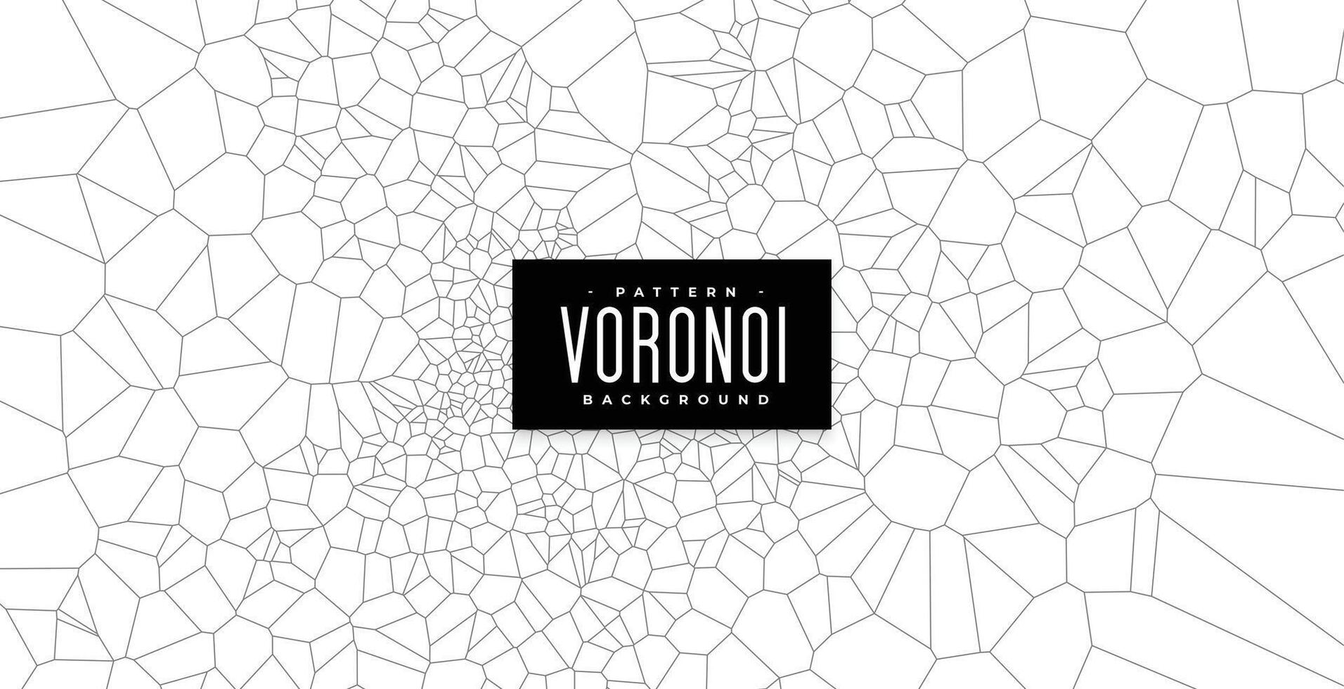 abstract voronoi lijnen maas patroon achtergrond vector