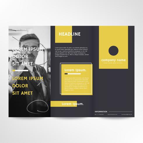 Brochure sjabloonontwerp vector