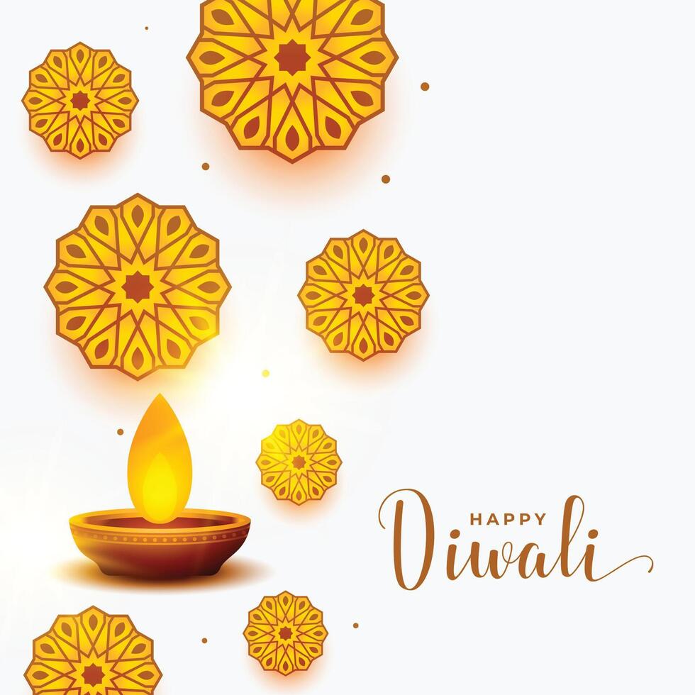 festival achtergrond van diwali seizoen vector