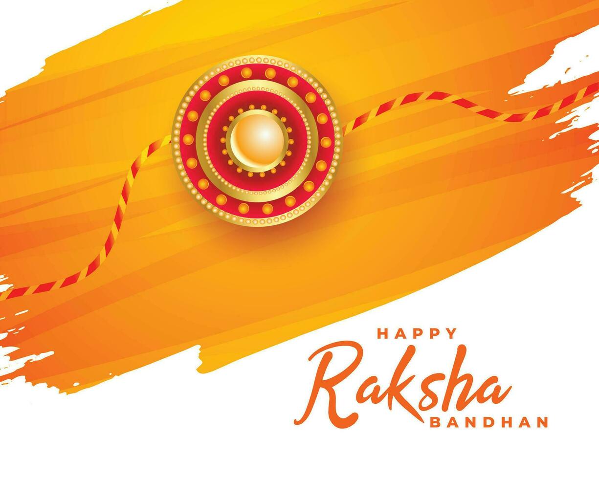 gelukkig raksha bandhan traditioneel festival achtergrond vector