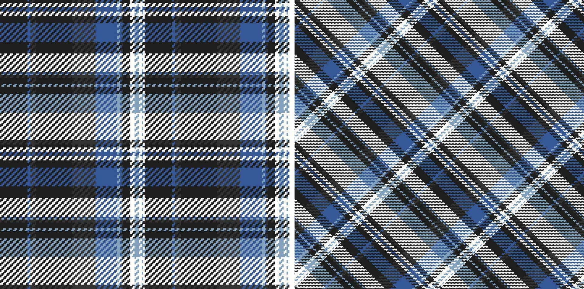 naadloos kleding stof plaid van vector textiel patroon met een Schotse ruit structuur achtergrond controleren. reeks in elegant kleuren van breed rooster papier.