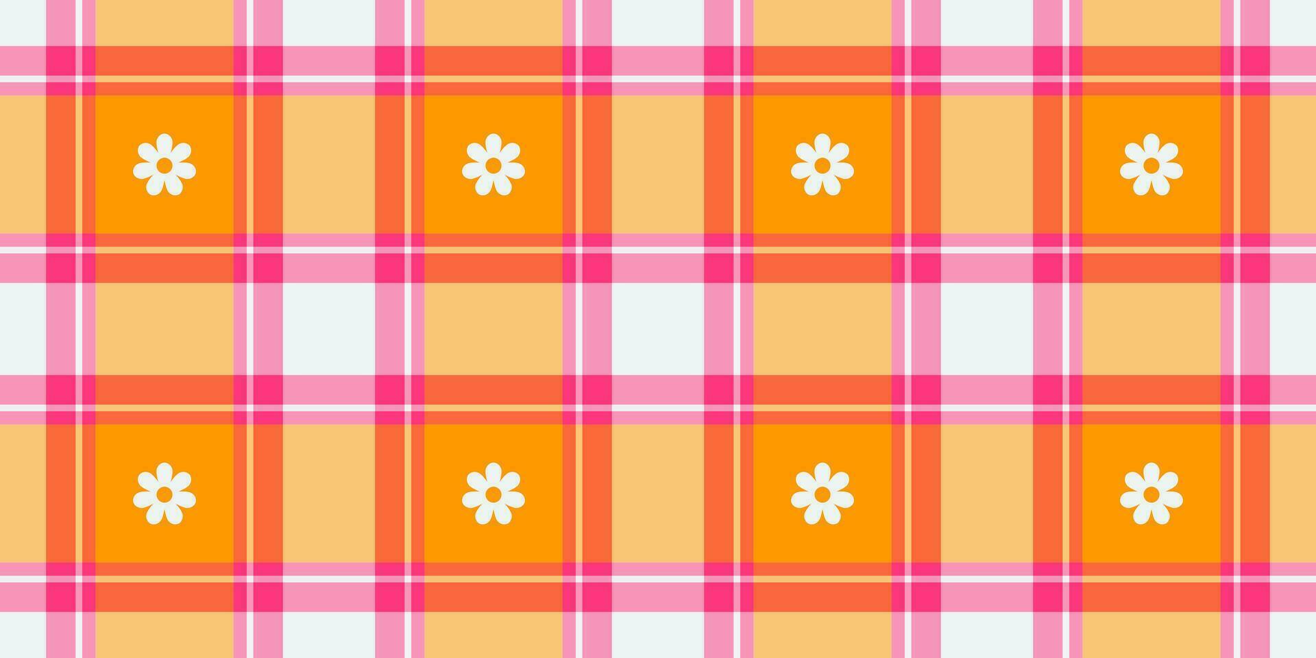 voorjaar katoenen stof patroon, naadloos gecontroleerd plaids. pastel Vichy achtergrond voor afdrukken omhulsel papier, gif kaart, uitnodiging, Pasen vakantie ontwerp. vector