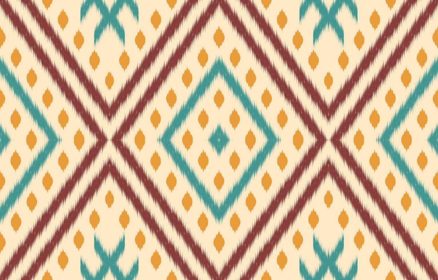 etnisch abstract ikat kunst. aztec ornament afdrukken. meetkundig etnisch patroon naadloos kleur oosters. ontwerp voor achtergrond ,gordijn, tapijt, behang, kleding, inpakken, batik, vector illustratie.