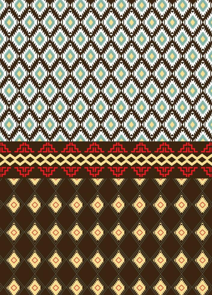 etnisch tribal kleding stof textiel traditioneel boho naadloos patroon abstract meetkundig achtergrond vector