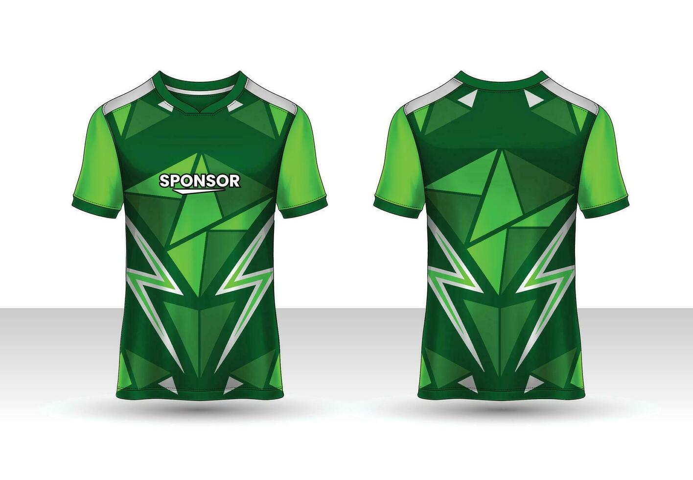 voetbal sport , esport gaming t overhemd Jersey sjabloon. bespotten omhoog uniform . vector illustratie ontwerp