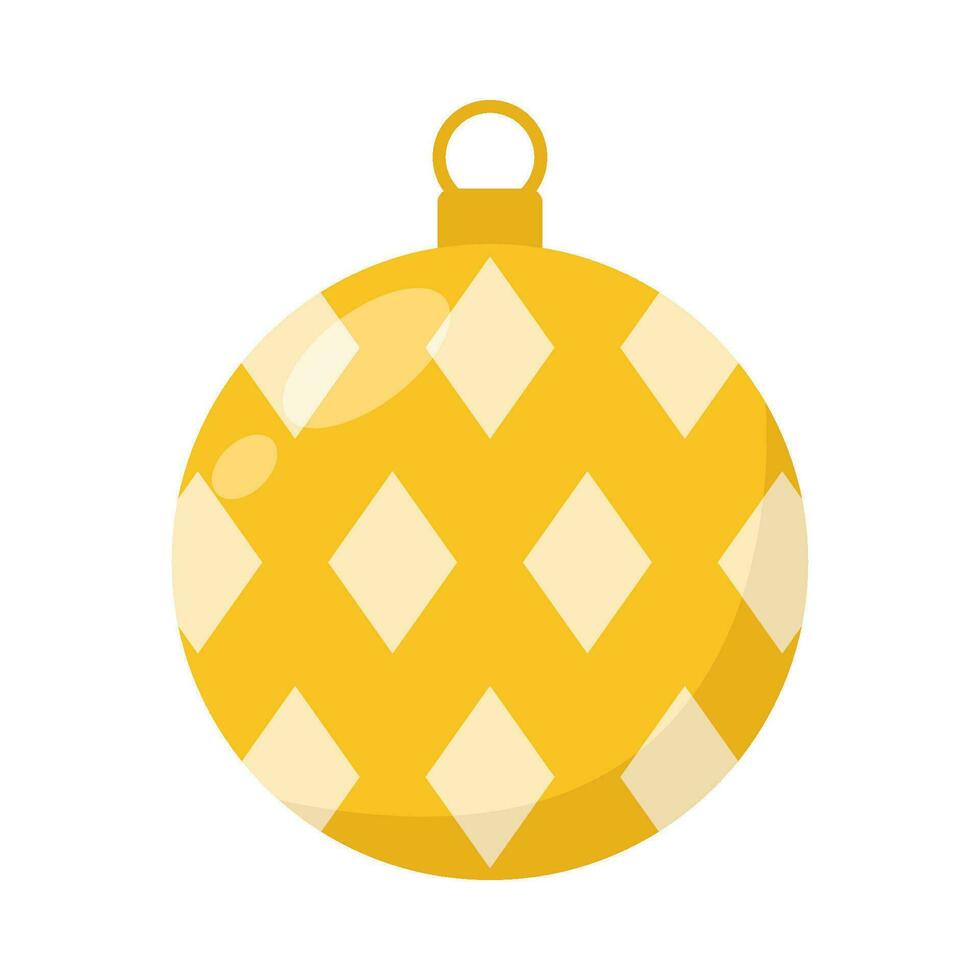 vorm in Kerstmis bal decoratie illustratie vector
