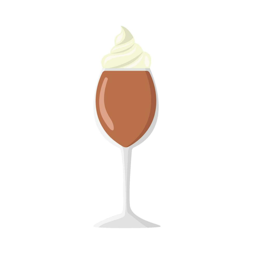 milkshake chocola illustratie vector