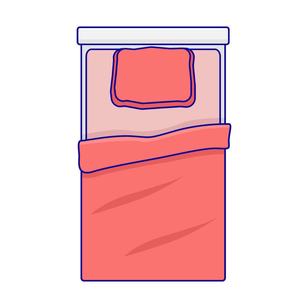 bed slaap illustratie vector