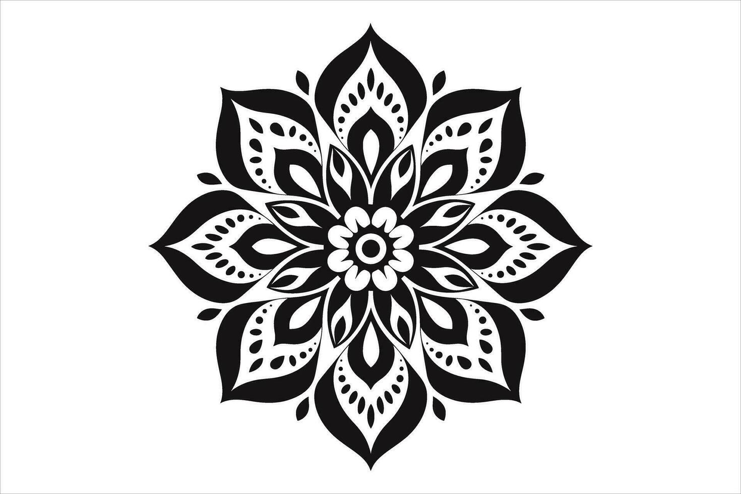 mandala ontwerp patronen vector, gemakkelijk mandala ontwerp, mandala ontwerp mehndi, vector