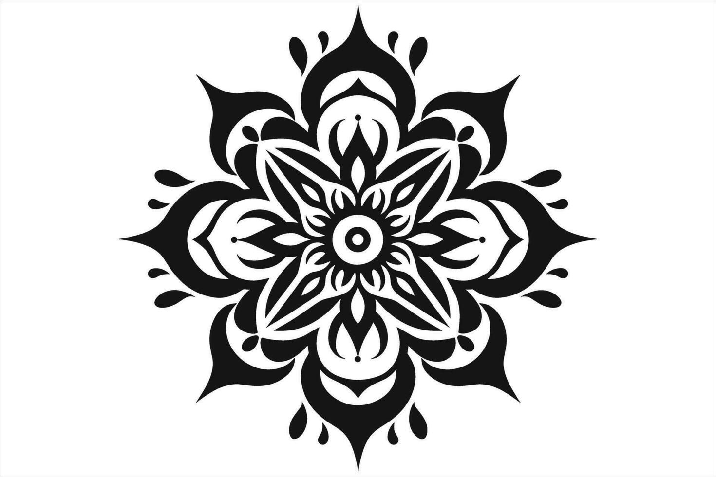 mandala ontwerp patronen vector, gemakkelijk mandala ontwerp, mandala ontwerp mehndi, vector