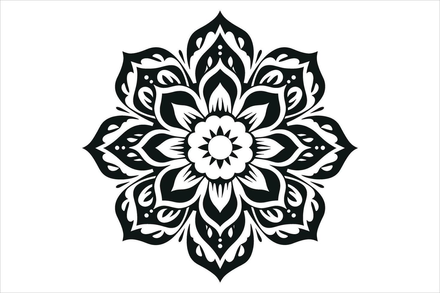 mandala ontwerp patronen vector, gemakkelijk mandala ontwerp, mandala ontwerp mehndi, vector