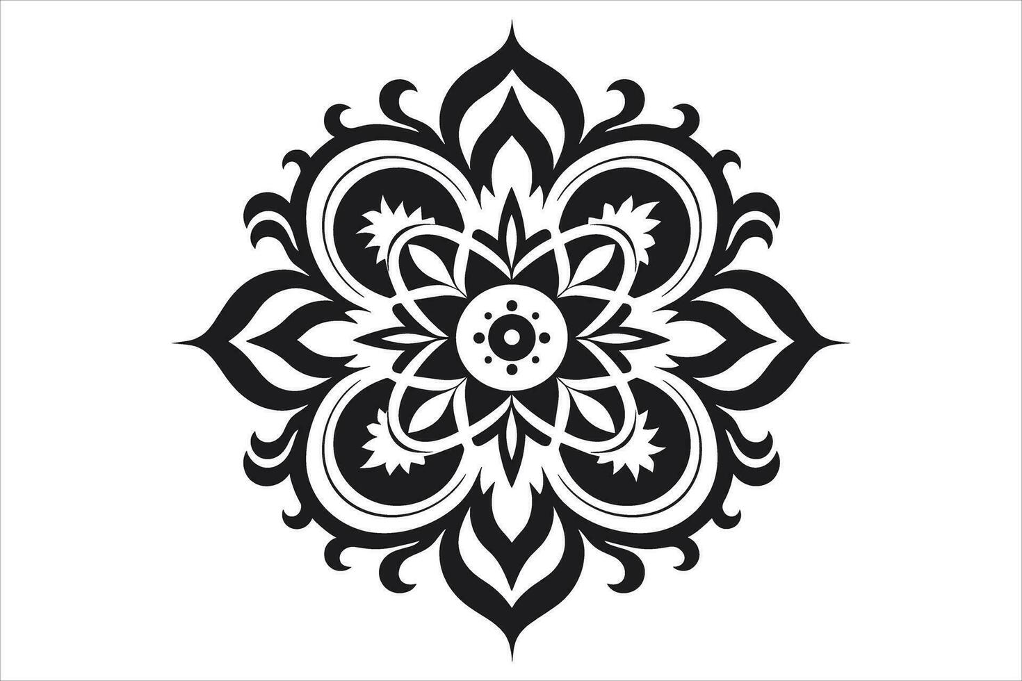 mandala ontwerp patronen vector, gemakkelijk mandala ontwerp, mandala ontwerp mehndi, vector