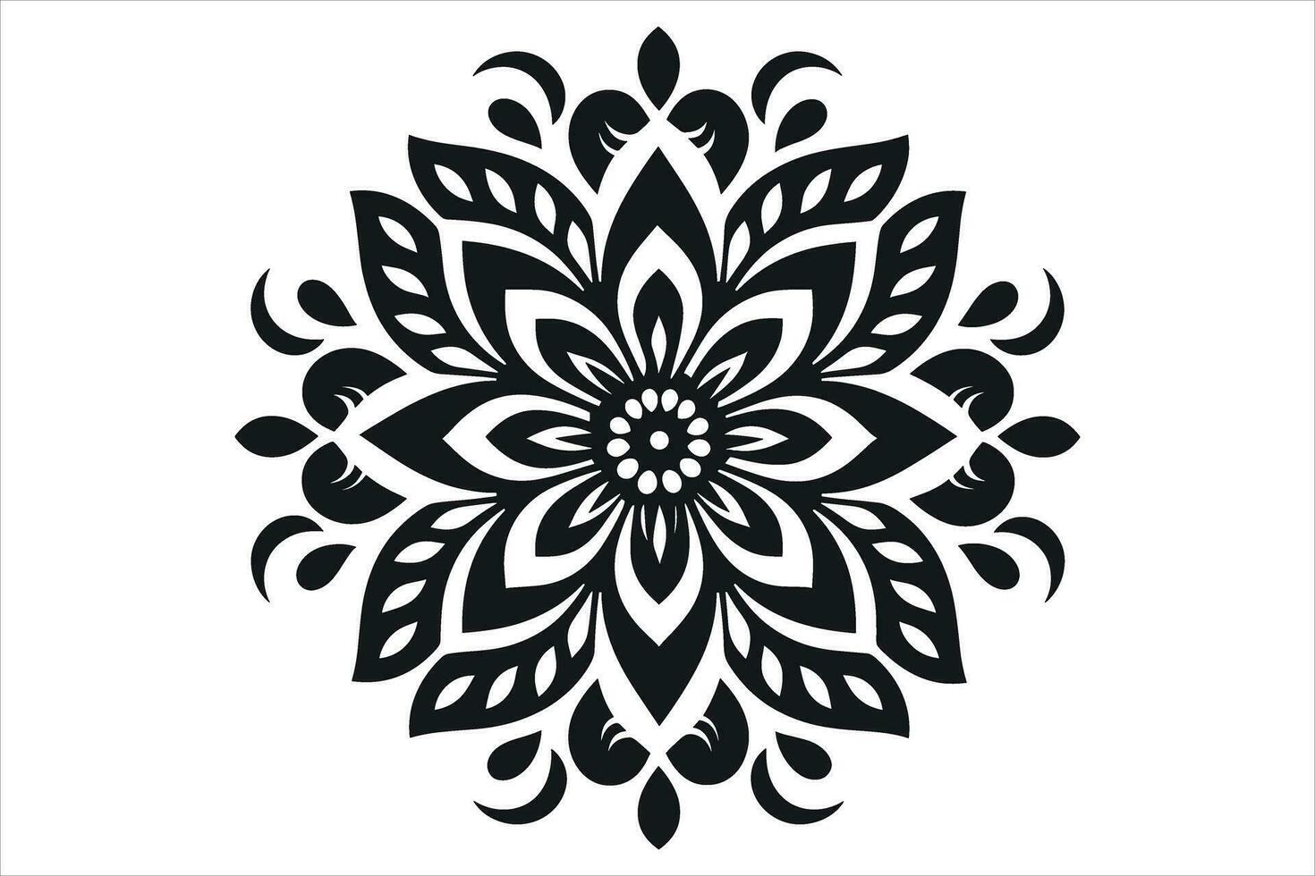 mandala ontwerp patronen vector, gemakkelijk mandala ontwerp, mandala ontwerp mehndi, vector