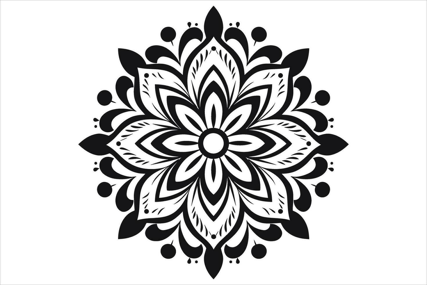 mandala ontwerp patronen vector, gemakkelijk mandala ontwerp, mandala ontwerp mehndi, vector