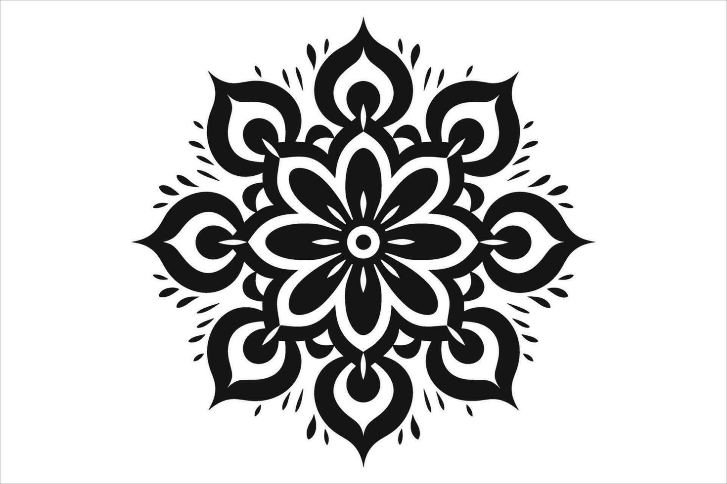 mandala ontwerp patronen vector, gemakkelijk mandala ontwerp, mandala ontwerp mehndi, vector