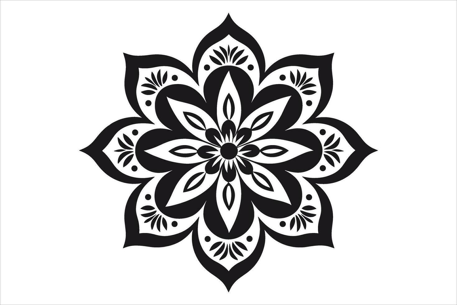 mandala ontwerp patronen vector, gemakkelijk mandala ontwerp, mandala ontwerp mehndi, vector