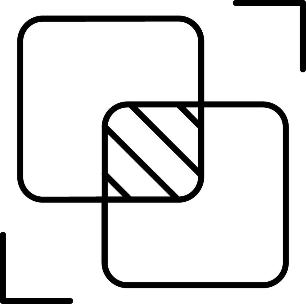 pictogram snijlijn vector