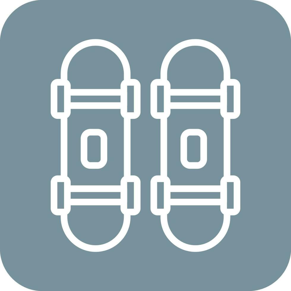 skateboard vector pictogram