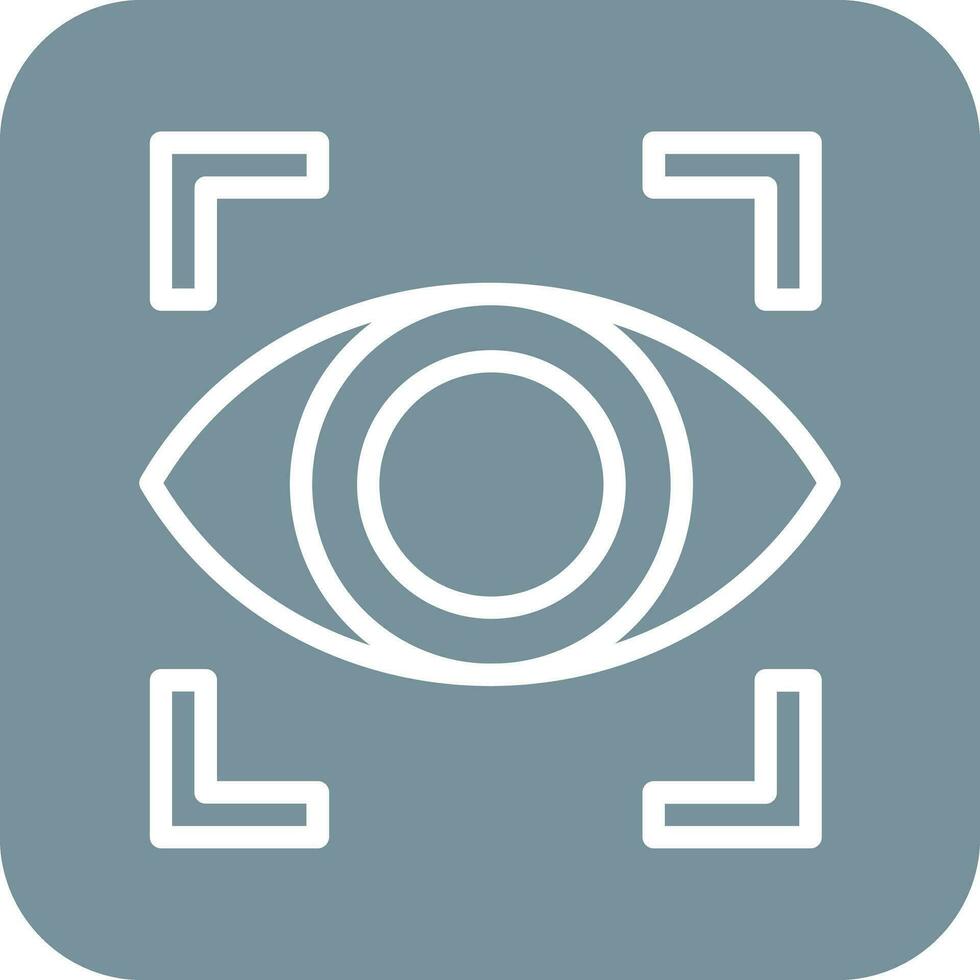 oog scanner vector icoon