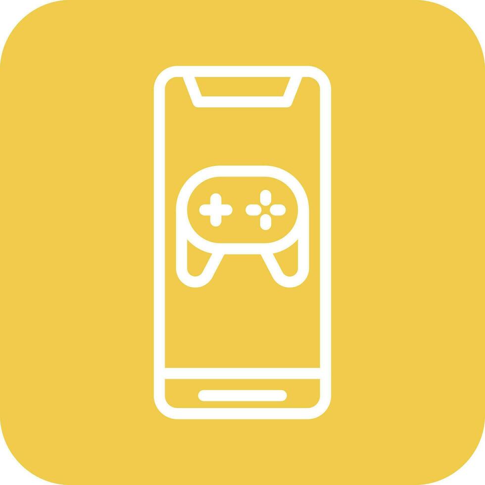mobiel spel troosten vector icoon