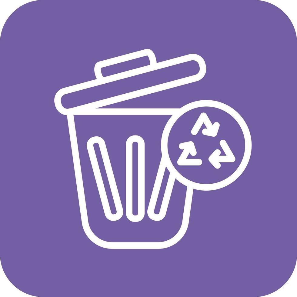 uitschot recycle vector icoon