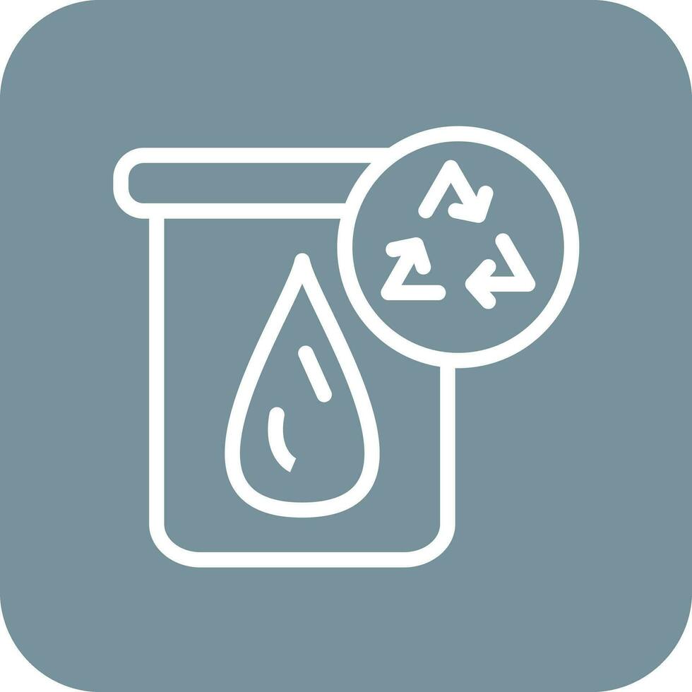 water recycle vector icoon