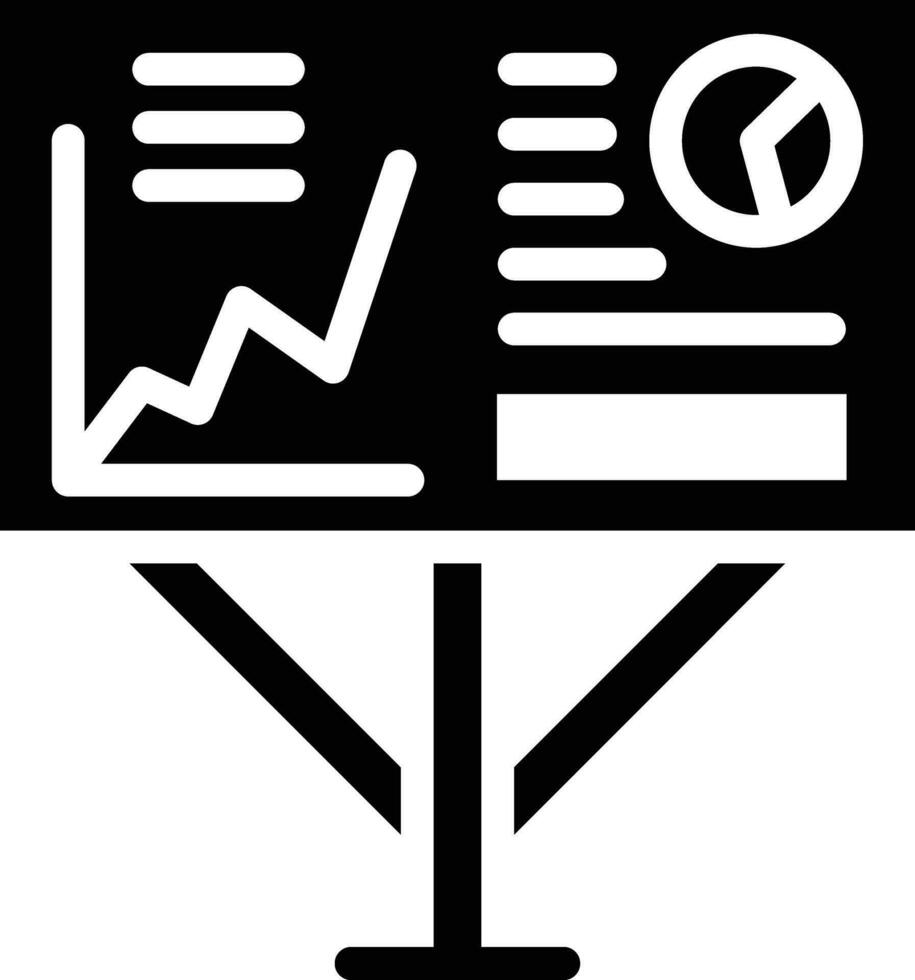 presentatie vector pictogram