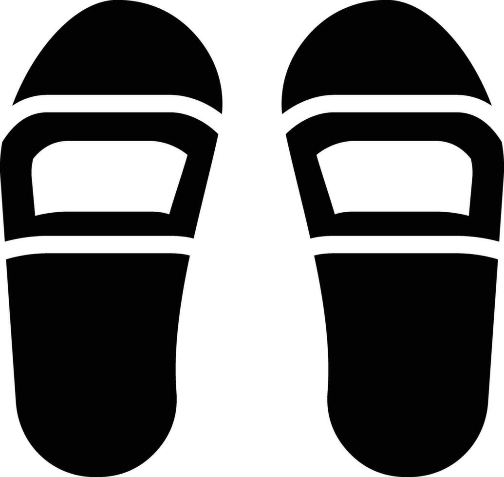 slippers vector icoon