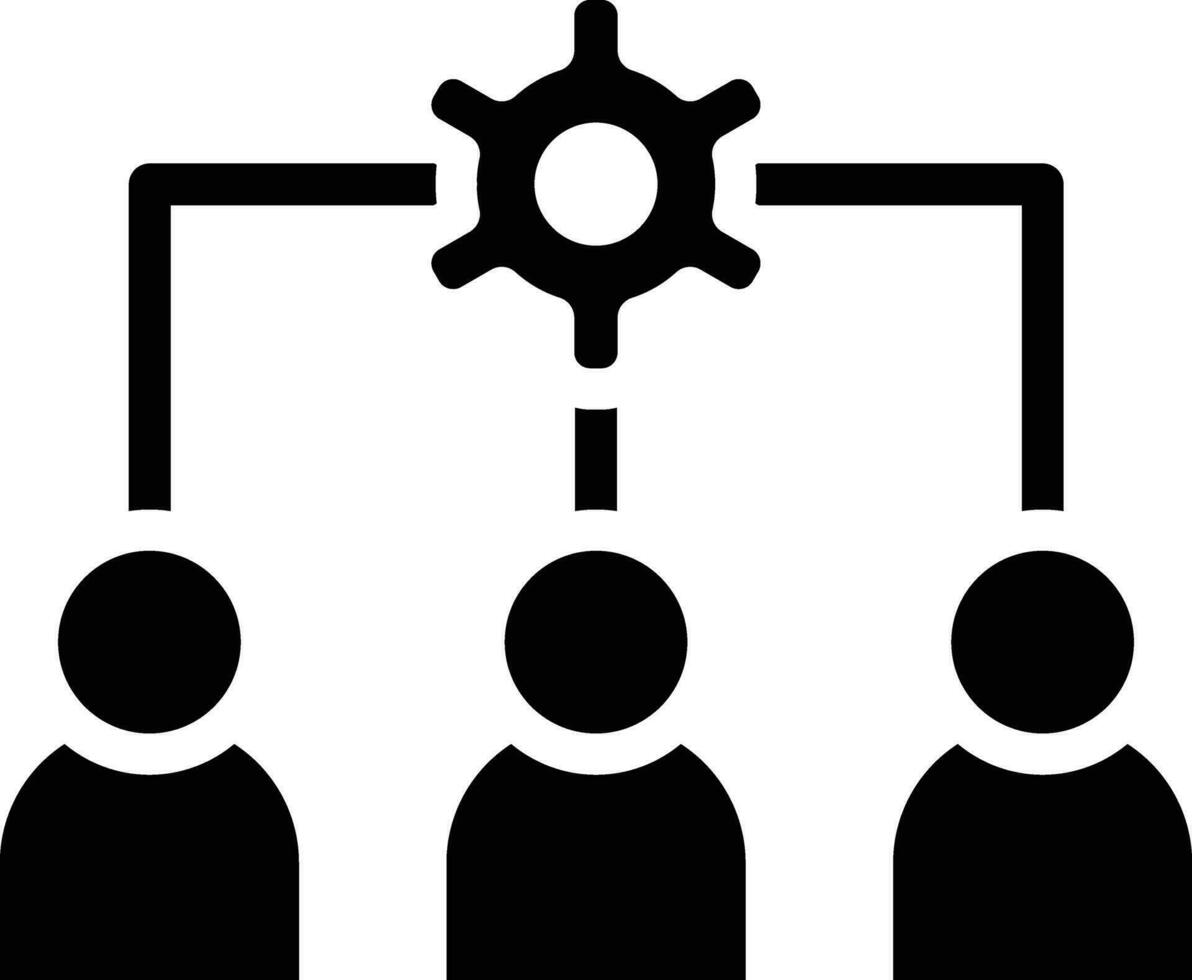 teamwerk vector pictogram