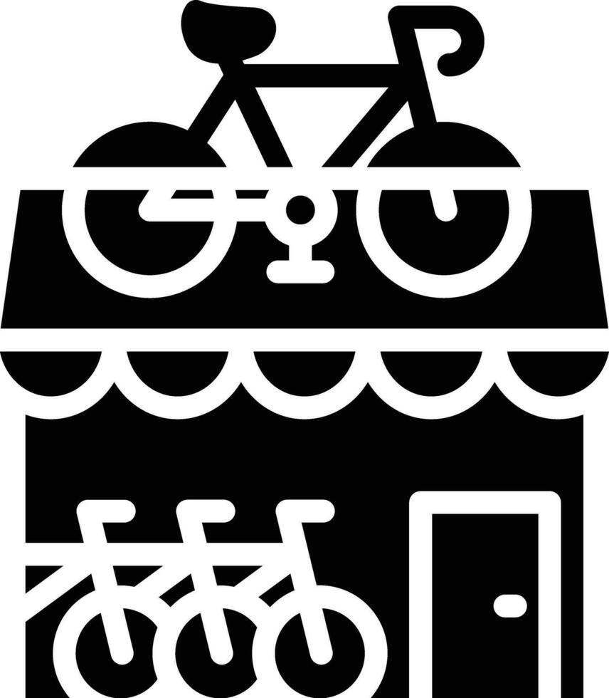 fiets winkel vector icoon