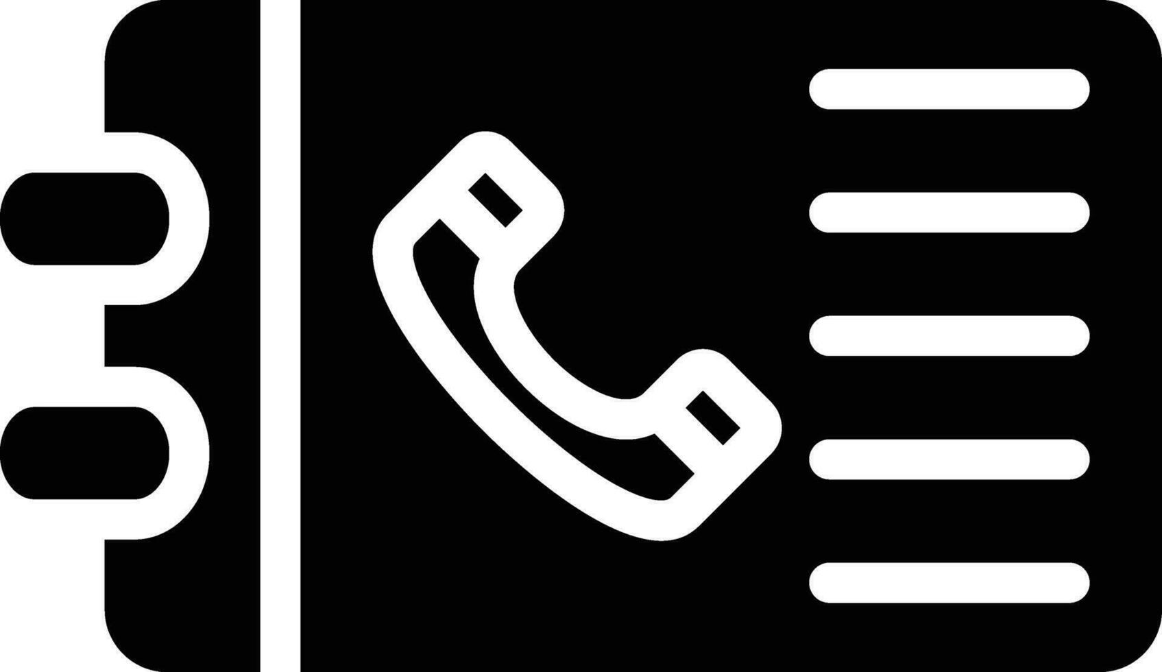 telefoonboek vector pictogram