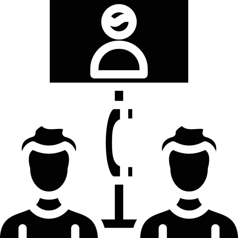 conferentie vector pictogram