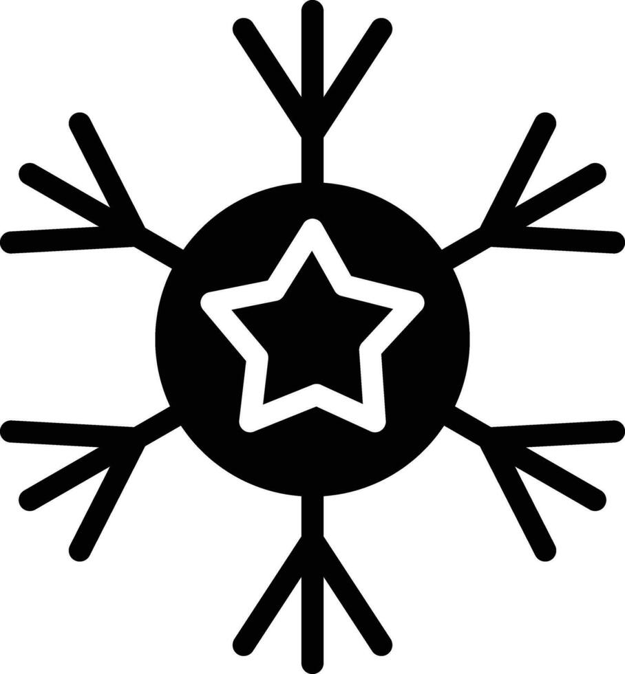 sneeuwvlok vector pictogram