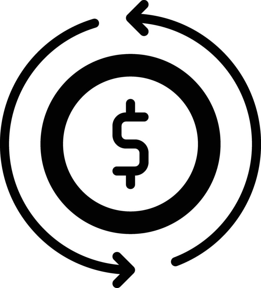 geld stromen vector icoon