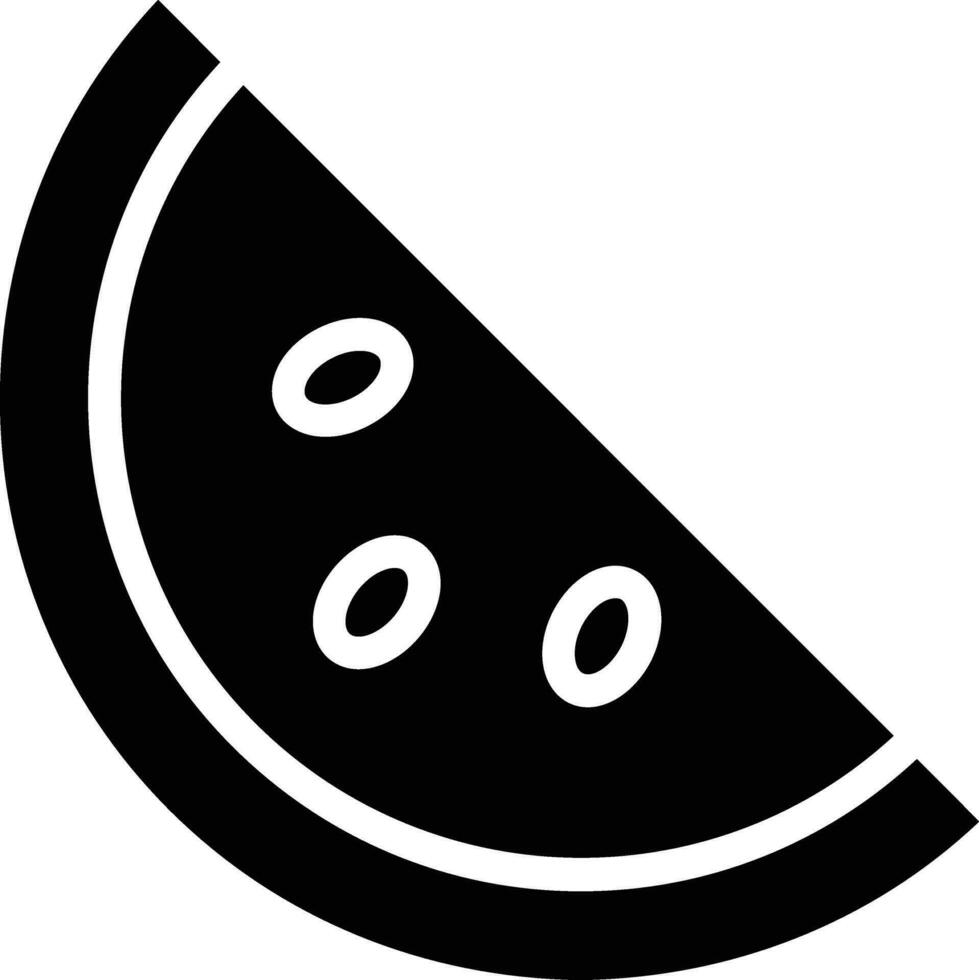 watermeloen vector pictogram